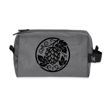 Hopfen Knospe - Recycelte Kulturtasche - Anthrazit - Vorne