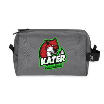 KaterMikesch - Recycelte Kulturtasche - Anthrazit - Vorne