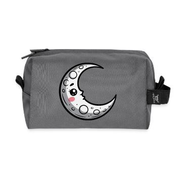 Mond - Recycelte Kulturtasche - Anthrazit - Vorne