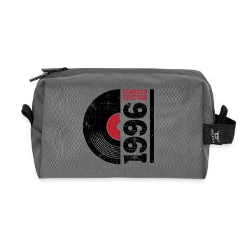 Millésime 1996 - Trousse de toilette en tissu recyclé - anthracite - Devant