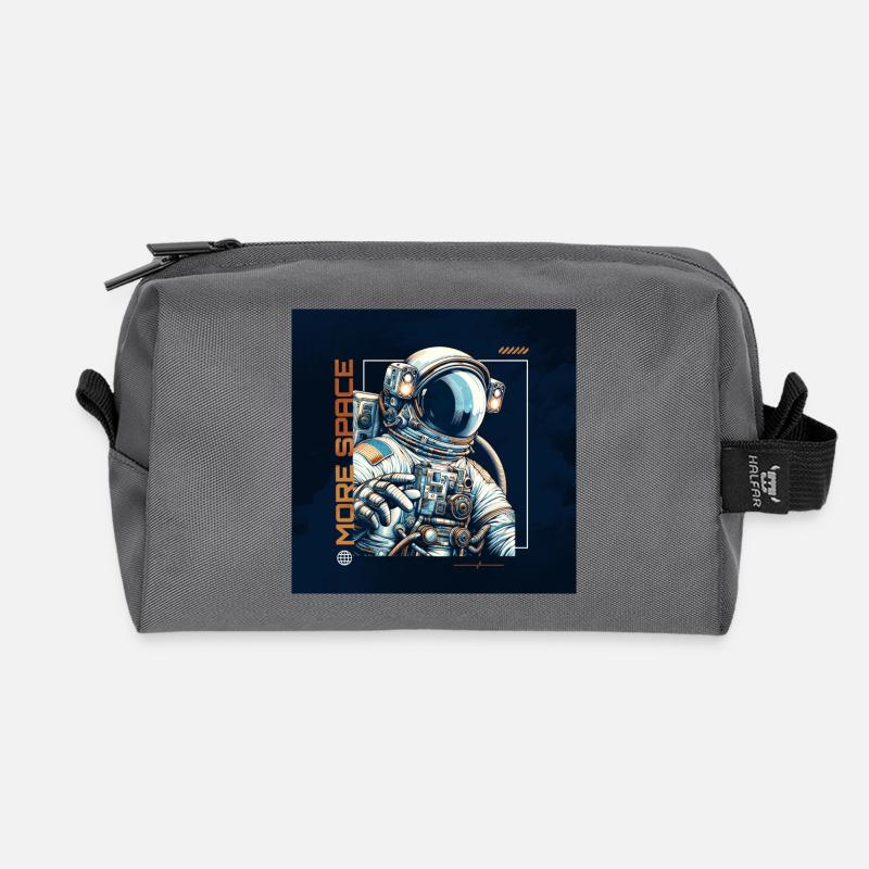 MORE SPACE - Recycelte Kulturtasche - Anthrazit