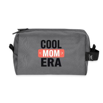 Coole Mom Era  - Recycelte Kulturtasche - Anthrazit - Vorne