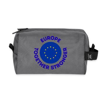 L’Europe Ensemble Emblème Fort - Trousse de toilette en tissu recyclé - anthracite - Devant