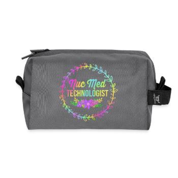 X-ray technician - Recycled Toiletry Zip Bag - anthracite - Front