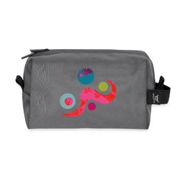 yoga-design_50 - Recycelte Kulturtasche - Anthrazit - Vorne
