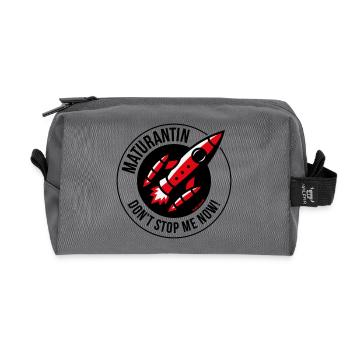 Matura (Matura / POS 3C) - Recycled Toiletry Zip Bag - anthracite - Front