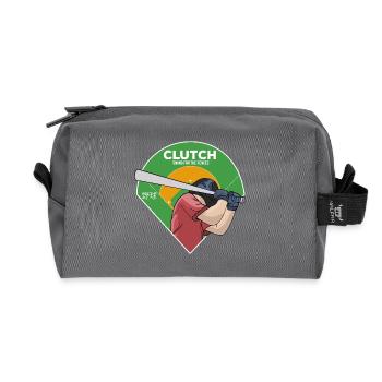 Clutch Swing For the Fences Baseball - Recycelte Kulturtasche - Anthrazit - Vorne