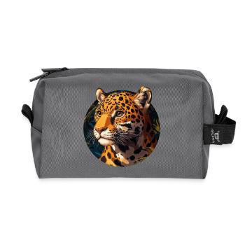 Design de Jaguar - Recycled Toiletry Zip Bag - anthracite - Front