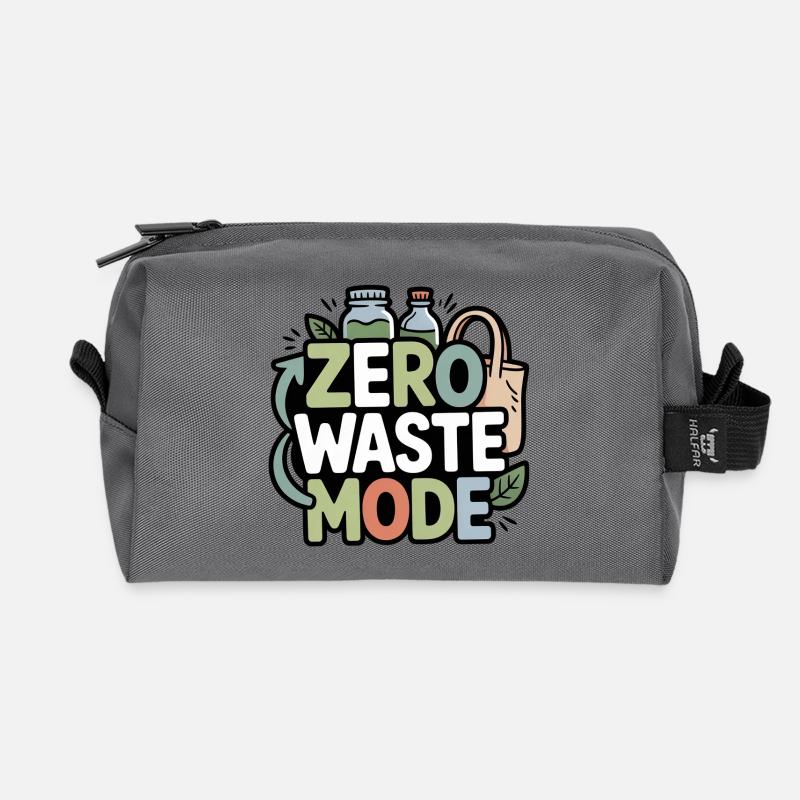 zero-waste-mode - Recycelte Kulturtasche - Anthrazit