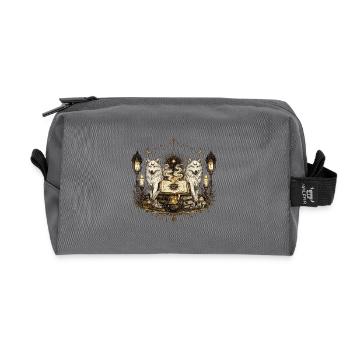 Les Loups Jumeaux et le Cercle du Tome Mystique - Trousse de toilette en tissu recyclé - anthracite - Devant