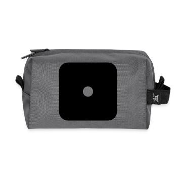 Dit - Trousse de toilette en tissu recyclé - anthracite - Devant