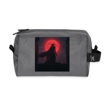 Slawischer Striga Blutmond – Dunkle Fantasy - Recycelte Kulturtasche - Anthrazit - Vorne