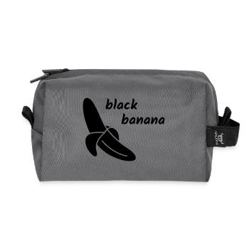 Black Banana - Recycelte Kulturtasche - Anthrazit - Vorne