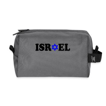 Israel - Recycelte Kulturtasche - Anthrazit - Vorne