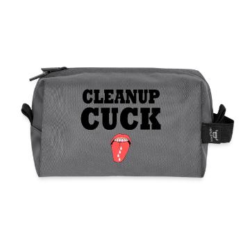 Cuckold - Recycelte Kulturtasche - Anthrazit - Vorne