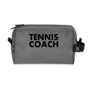 Tennis coach - Trousse de toilette en tissu recyclé - anthracite - Devant