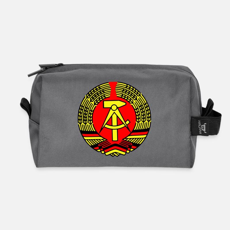 DDR - Recycelte Kulturtasche - Anthrazit