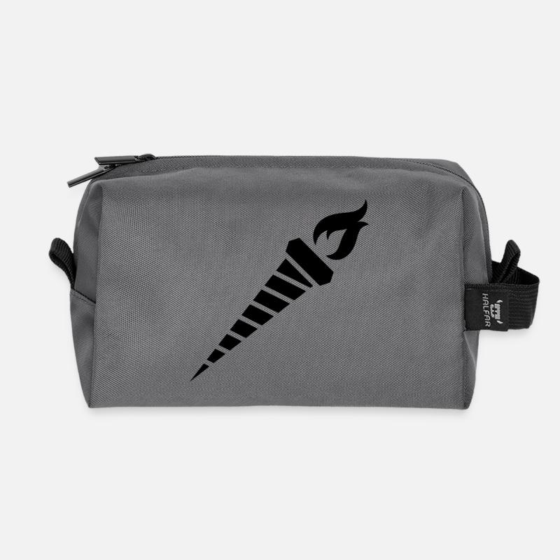Fackel - Recycelte Kulturtasche - Anthrazit