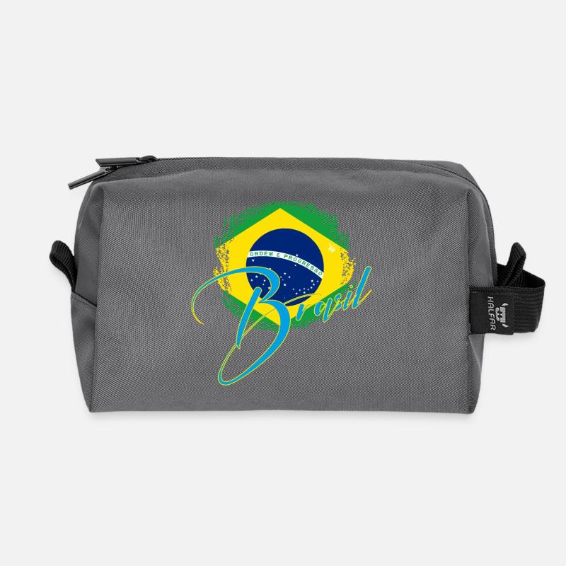 Brasilien Signatrue - Recycelte Kulturtasche - Anthrazit