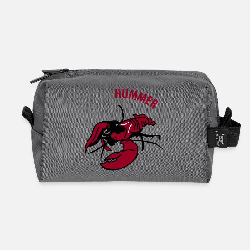 Hummer - Recycelte Kulturtasche - Anthrazit