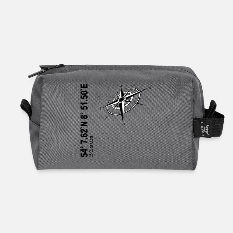 Büsum - Recycelte Kulturtasche - Anthrazit