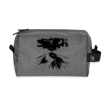 Bowling - Recycled Toiletry Zip Bag - anthracite - Front