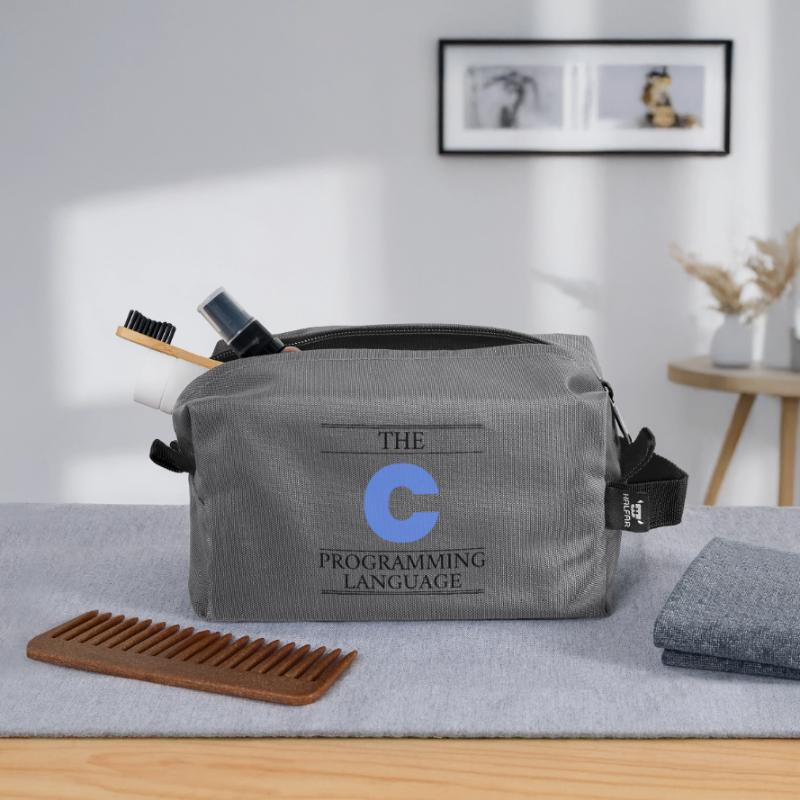 The C Programming Language Recycled Toiletry Zip Bag