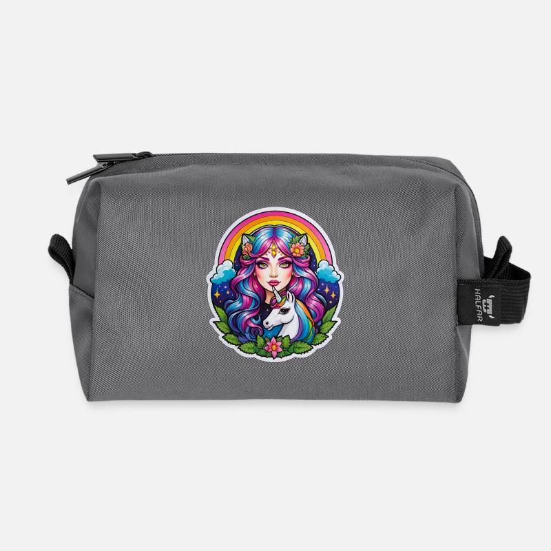 jollycorn fairy one - Recycelte Kulturtasche - Anthrazit