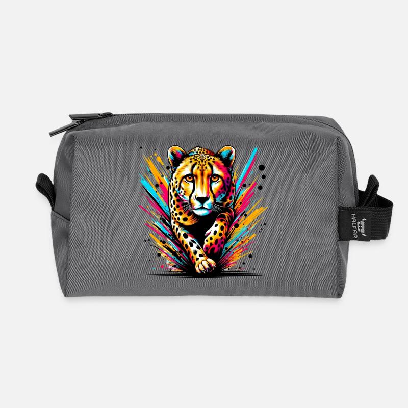 Gepard - Recycelte Kulturtasche - Anthrazit