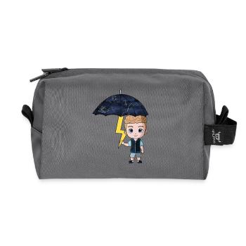 Arashi (Sturm) - Recycelte Kulturtasche - Anthrazit - Vorne