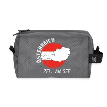 Zell am See - Recycelte Kulturtasche - Anthrazit - Vorne