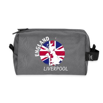 Liverpool - Recycelte Kulturtasche - Anthrazit - Vorne