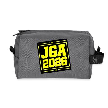 JGA 2026 - Recycled Toiletry Zip Bag - anthracite - Front