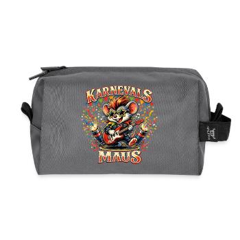 Jupe de souris de carnaval de Cologne Alaaf Drôle - Trousse de toilette en tissu recyclé - anthracite - Devant