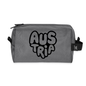 Faute de frappe Autriche - Bubble Heart - Trousse de toilette en tissu recyclé - anthracite - Devant