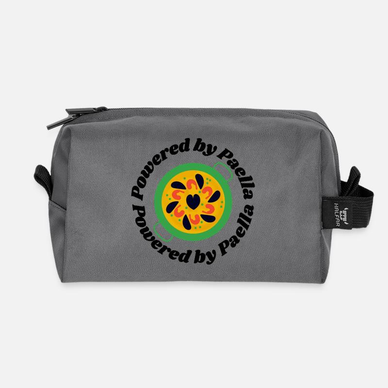 Paella Spanien - Recycelte Kulturtasche - Anthrazit