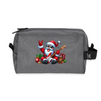 Santa Rock 4 - Recycelte Kulturtasche - Anthrazit - Vorne