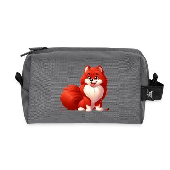Spitz 2 - Recycelte Kulturtasche - Anthrazit - Vorne