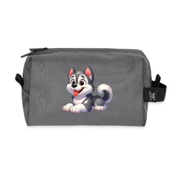 husky 3 - Trousse de toilette en tissu recyclé - anthracite - Devant