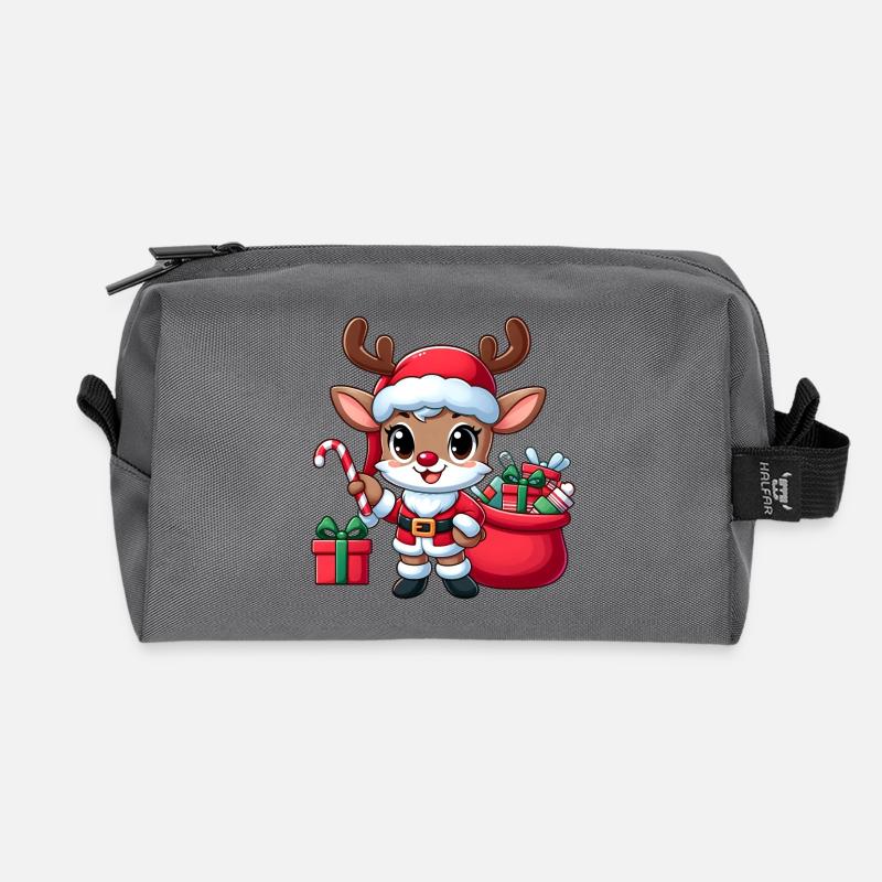 Rudolf 3 - Recycelte Kulturtasche - Anthrazit