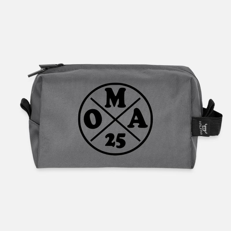 Oma 2025 - Recycelte Kulturtasche - Anthrazit