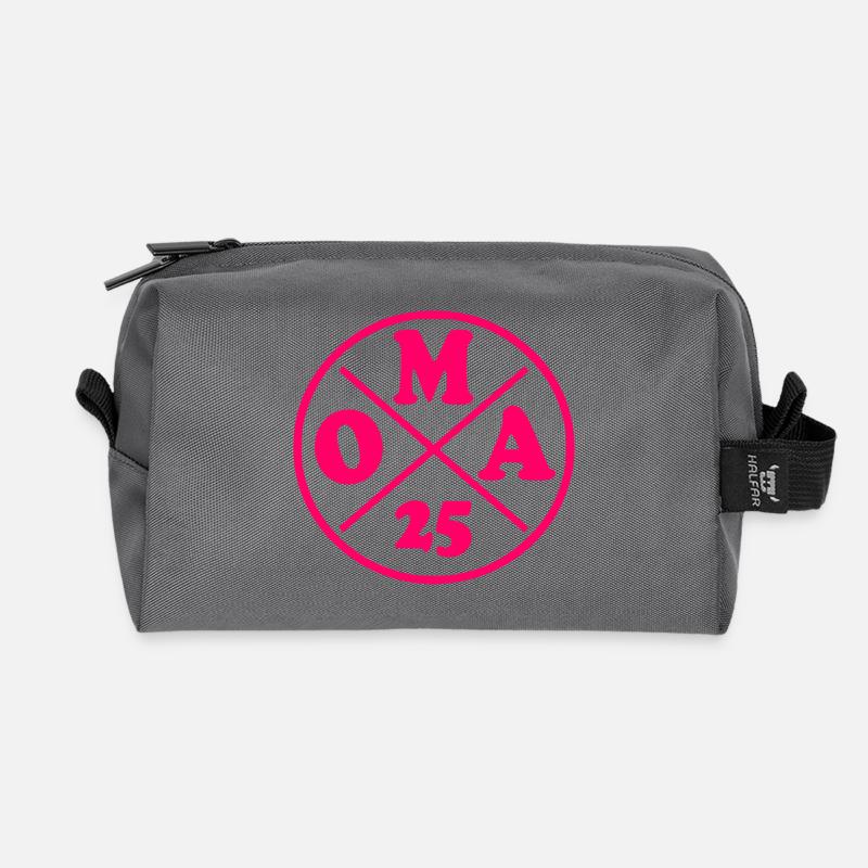 Oma 2025 - Recycelte Kulturtasche - Anthrazit