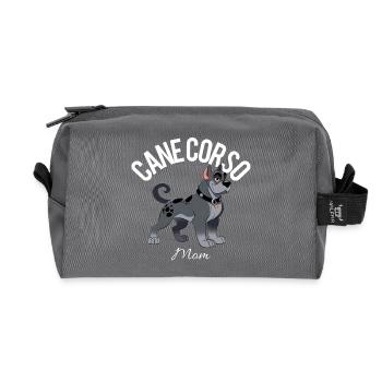 Cane Corso Mom 2 - Recycled Toiletry Zip Bag - anthracite - Front