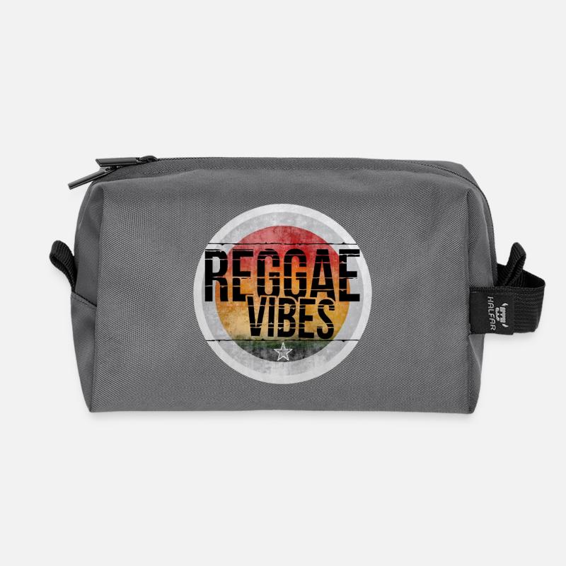 Reggae Vibes - Recycelte Kulturtasche - Anthrazit