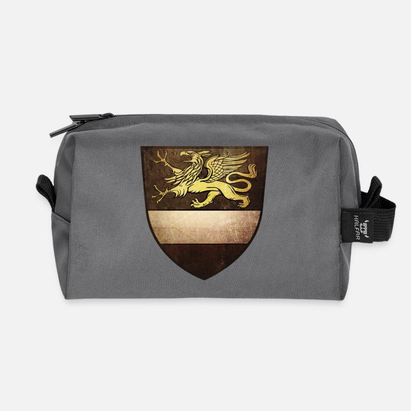 Rostock | Vintage Style | Greif - Recycelte Kulturtasche - Anthrazit