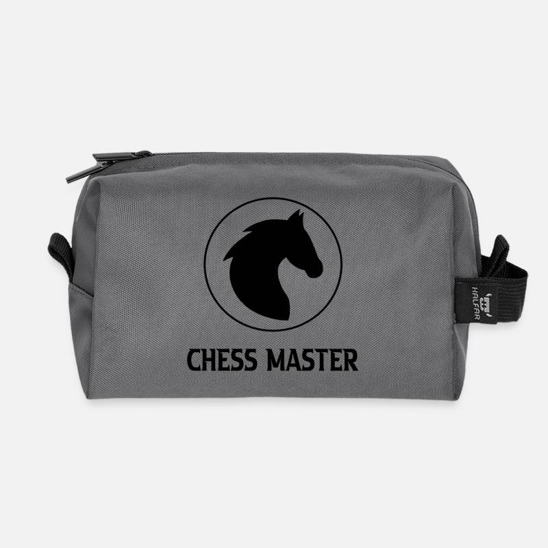 Chess - Recycelte Kulturtasche - Anthrazit