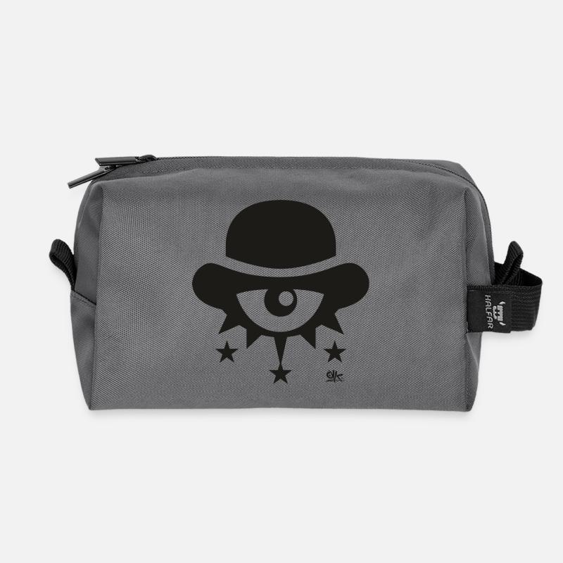 Thinkers Club - Recycled Toiletry Zip Bag - anthracite