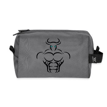 Alpha Taurus Deluxe - Trousse de toilette en tissu recyclé - anthracite - Devant