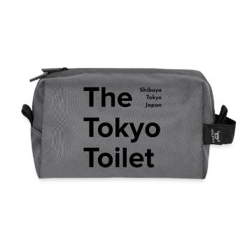 the tokyo toilet project - Recycled Toiletry Zip Bag - anthracite - Front