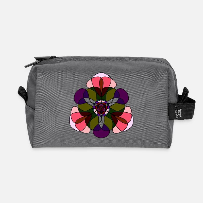 Ornament - Recycled Toiletry Zip Bag - anthracite